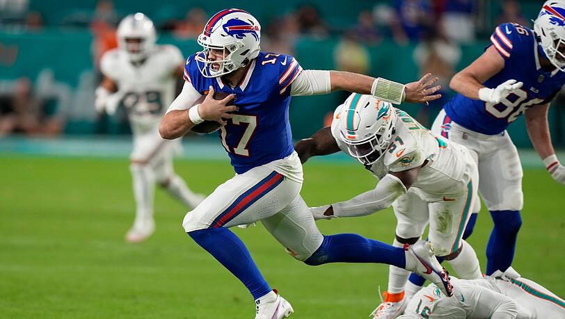 Führte die Buffalo Bills zum Sieg gegen die Miami Dolphins: Quarterback Josh Allen.