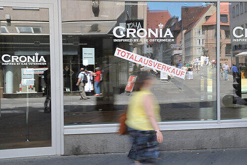 Der Totalausverkauf ist beendet: Das ist das endgültige Aus für die Edel-Boutique &bdquo;Cronia&ldquo; in der Kaiserstraße.
