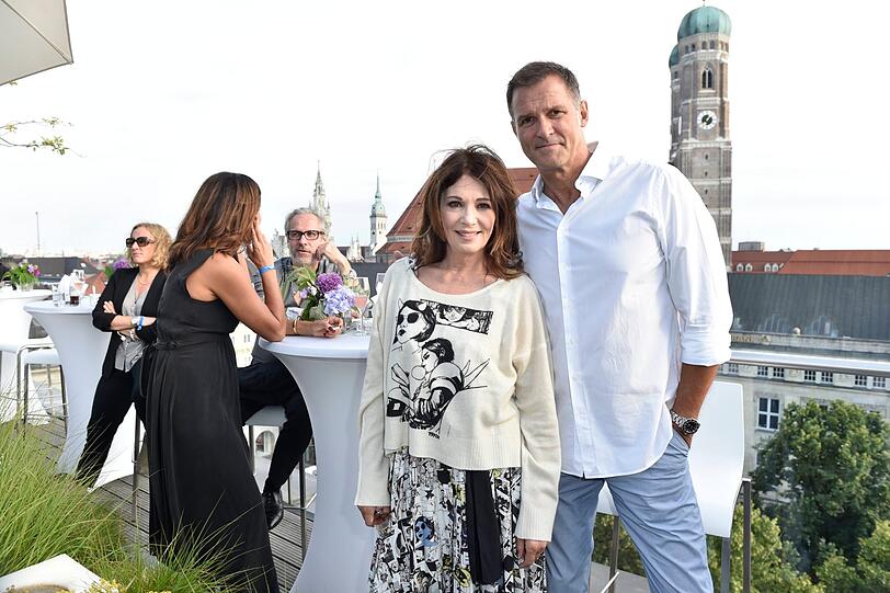 Iris Berben und Partner Heiko Kiesow
