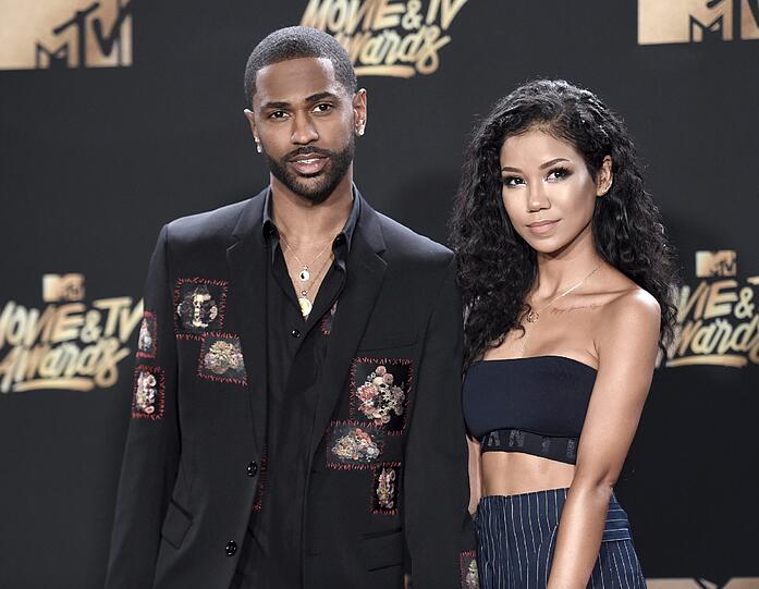 Rapper Big Sean (l) und die  R&B-Sängerin Jhene Aiko.