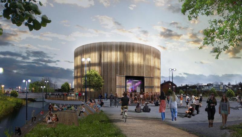 Die Animation zeigt den Entwurf für ein Globe Theater im oberfränkischen Coburg. Foto: Isabell Stengel/Archiv Die Animation zeigt den Entwurf für ein Globe Theater im oberfränkischen Coburg. Foto: Isabell Stengel/Archiv