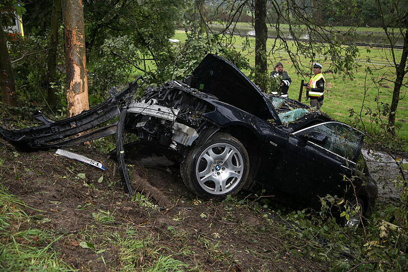 Schwerer Unfall im Landkreis Traunstein.