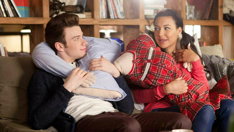 Chris Colfer und Naya Rivera in einer Szene aus "Glee" Chris Colfer und Naya Rivera in einer Szene aus "Glee"
