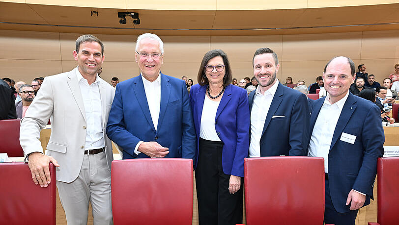 Maximilian B&ouml;ltl, Joachim Herrmann, Ilse Aigner, Daniel Artmann und Michael Hofmann