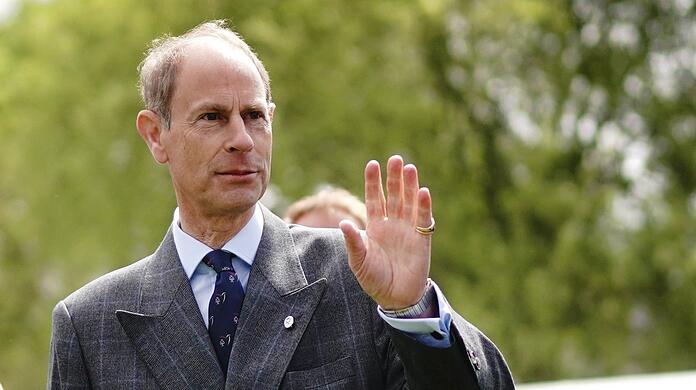 Prinz Edward ist aktuell auf Deutschlandreise.