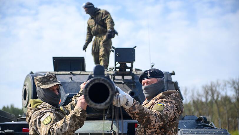 Soll vor Ort gewartet und repariert werden können: Leo für die Ukraine. (Archivbild)