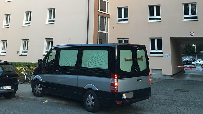 Bilder vom Tatort in der Jutastraße.