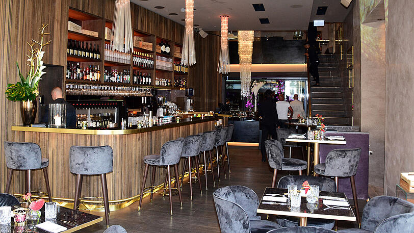 Die neue Wein- und Champagner-Bar.