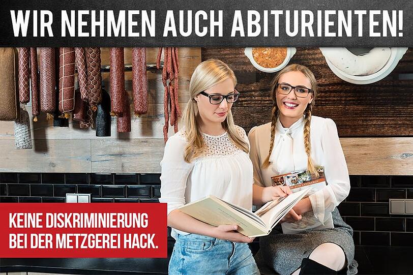 Die Metzgerei Hack sucht Verstärkung.