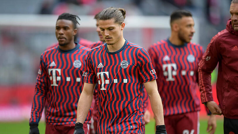 Omar Richards (l.) und Marcel Sabitzer (2.v.l.) konnten auch gegen Ligaschlusslicht Fürth nicht überzeugen.