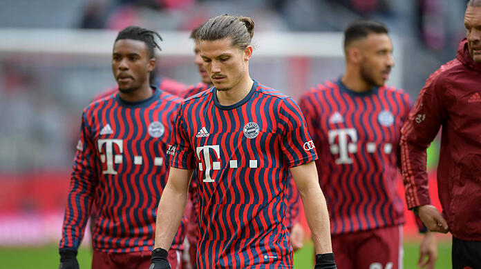 Omar Richards (l.) und Marcel Sabitzer (2.v.l.) konnten auch gegen Ligaschlusslicht Fürth nicht überzeugen.