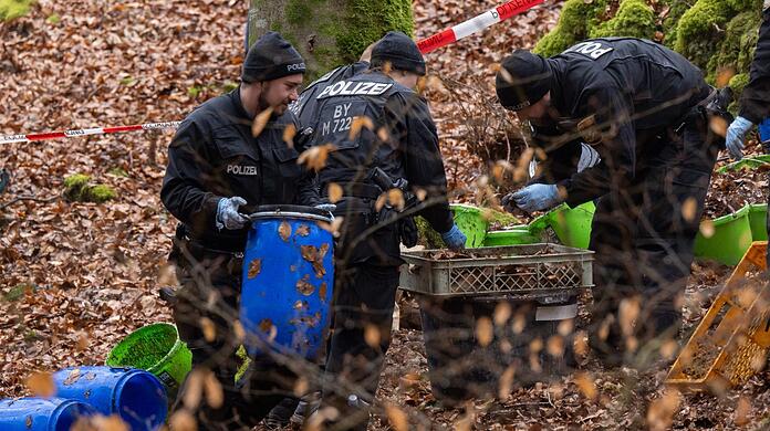 Die Fundstelle von Sonja Engelbrecht im Wald.
