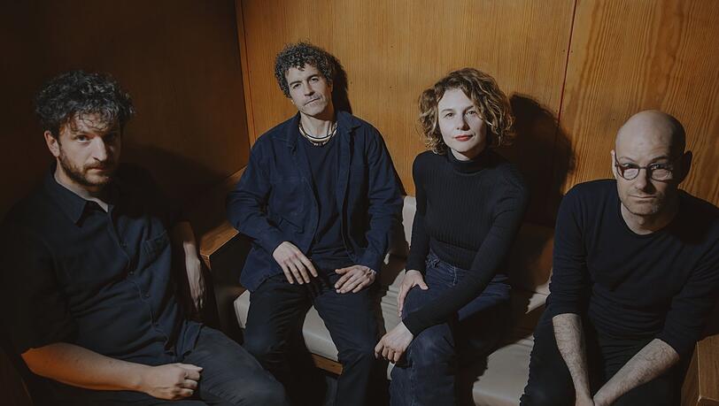Das Sturm-Projekt: Anna Maria Sturm mit Peter Gall (links), Nicola Andrioli und Sven Faller. Das Sturm-Projekt: Anna Maria Sturm mit Peter Gall (links), Nicola Andrioli und Sven Faller.
