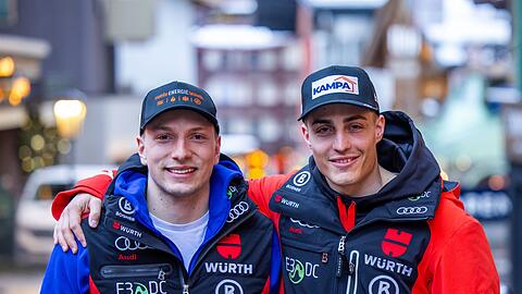 Jonas Stockinger (l.) und Anton Grammel waren beim DSV zwischenzeitlich aussortiert worden.