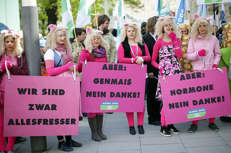 Weitere Bilder von Demonstrationen aus anderen Städten - hier: Wien