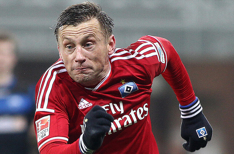 Publikumsliebling in Hamburg: Ivica Olic spielte von 2007 bis 2009 bei den Hanseaten, danach bei Bayern und Wolfsburg, um schließlich zum HSV zurückzukehren.