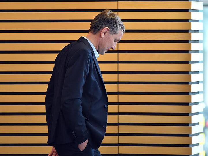 Björn Höcke Anfang März im Plenarsaal des Thüringer Landtages in Erfurt.