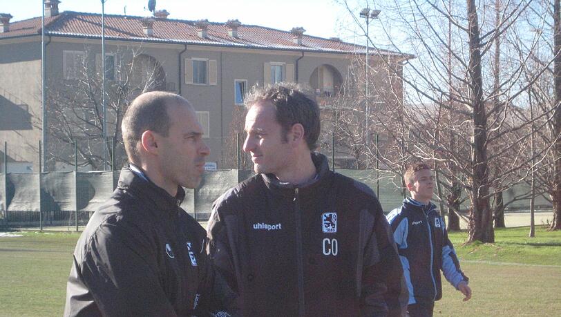 Die erste kleine Trainingseinheit in Brescia: Die Löwen in Brescia Die erste kleine Trainingseinheit in Brescia: Die Löwen in Brescia
