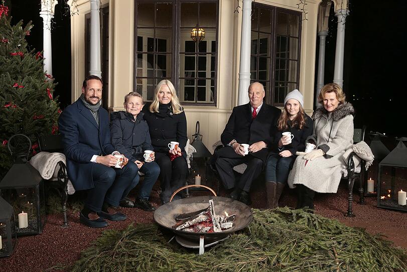 Die norwegische Königsfamilie.