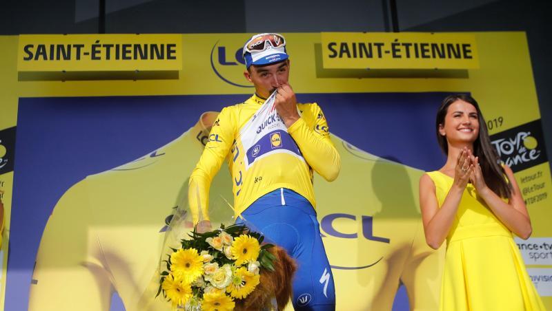 Der Franzose Julian Alaphilippe eroberte das Gelbe Trikot zurück.