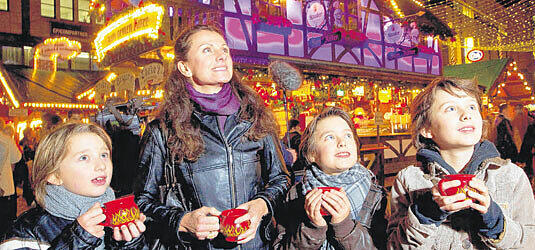 Staunen und Entzücken beim Weihnachtsmarkt in Essen, Foto: PR