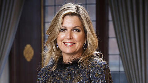 Königin Máxima der Niederlande feiert ihren 49. Geburtstag zu Hause.