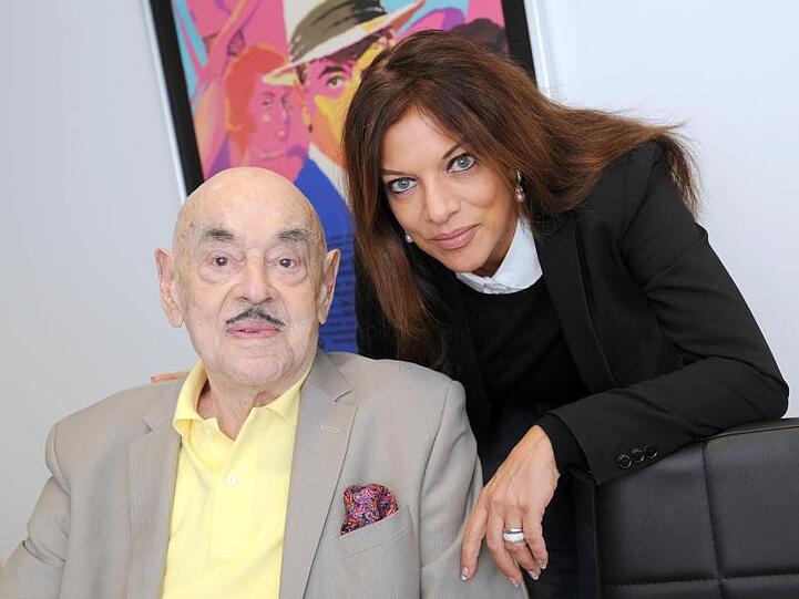 Artur Brauner und seine Tochter Alice. Artur Brauner ist tot.