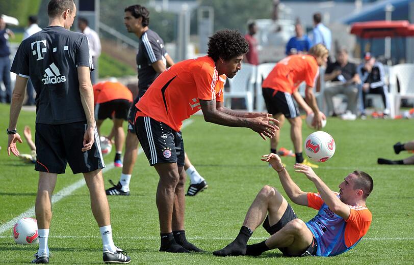 Die Bayern im Trainingslager in Doha, Tag 2.