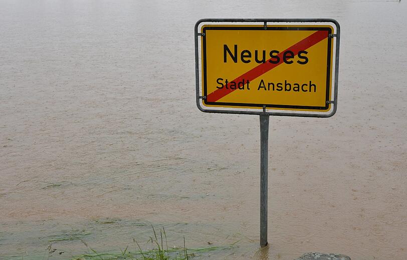 Die Ortschaft Neuses bei Ansbach am 01. Juni. 20113