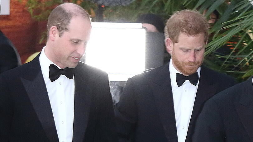 Prinz William und Prinz Harry bei einem gemeinsamen Auftritt in London