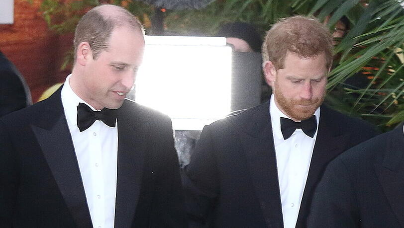 Prinz William und Prinz Harry bei einem gemeinsamen Auftritt in London Prinz William und Prinz Harry bei einem gemeinsamen Auftritt in London