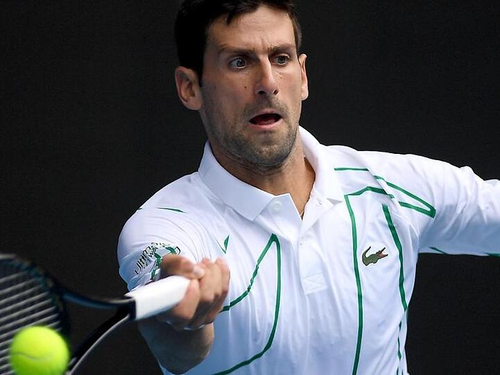 Novak Djokovic hatte keine Probleme mit seinem Achtelfinalgegner.