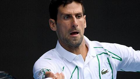 Novak Djokovic hatte keine Probleme mit seinem Achtelfinalgegner.