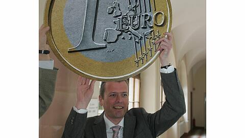Dein Euro für Äthiopien - OB Maly will die Wette gewinnen.