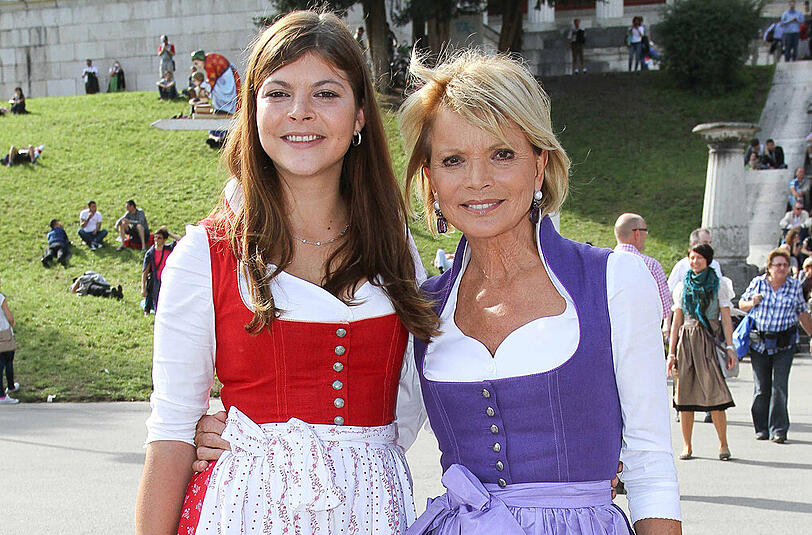 Bezauberndes Gespann: Uschi Glas mit ihrer Tochter Julia.
