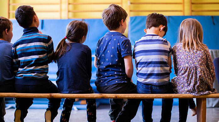 Kindergarten-Kinder beim Sport: Die meisten Münchner Eltern haben kein Gebühren-Problem mehr.