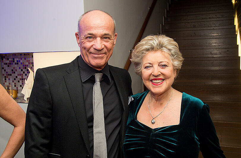 Die Schauspieler Heiner Lauterbach und Marie-Luise Marjan.