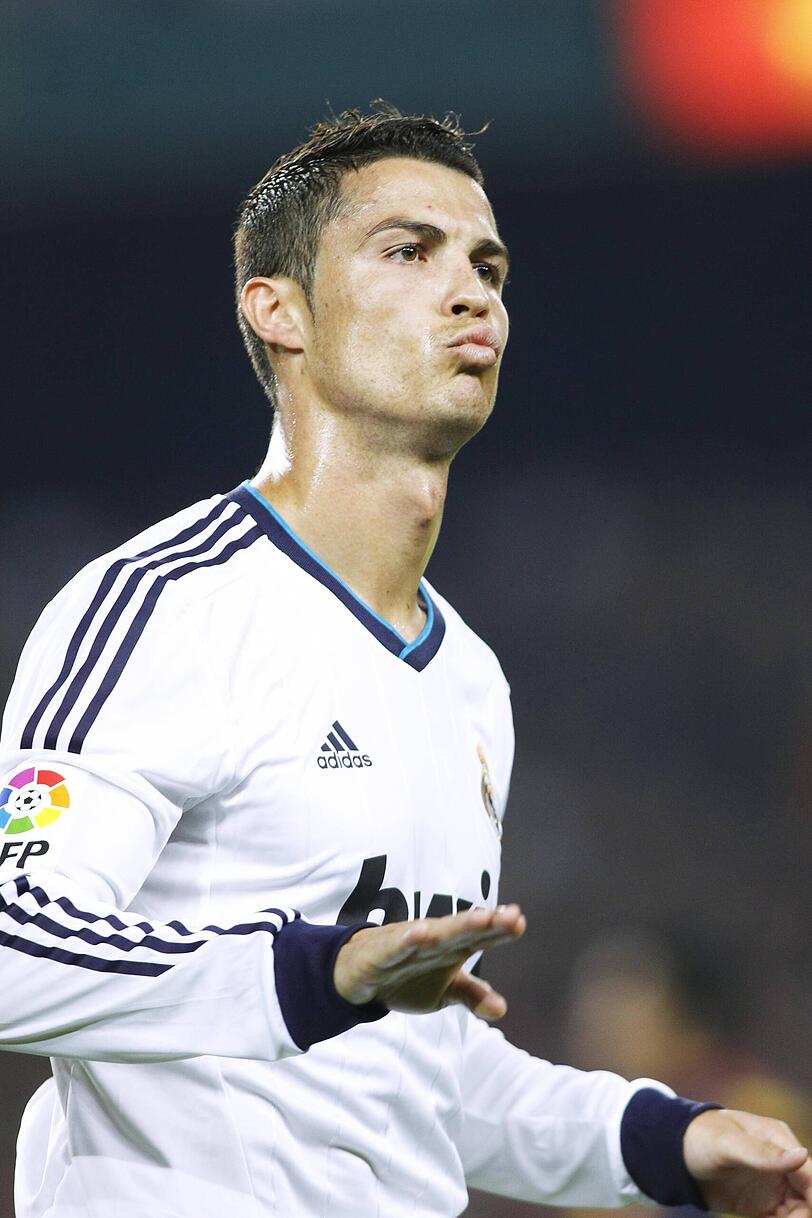 Sein bekannter Calma-Jubel: Cristiano Ronaldo.