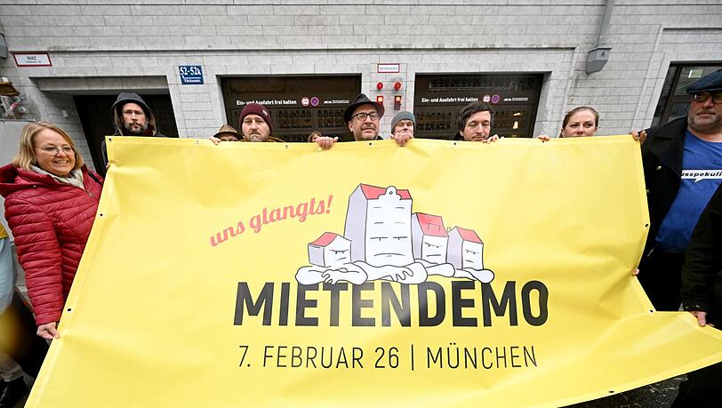 Bereits im Herbst hatten ein B&uuml;ndnis f&uuml;r die gro&szlig;e Mietendemo am 7. Februar geworben. (Archivbild)