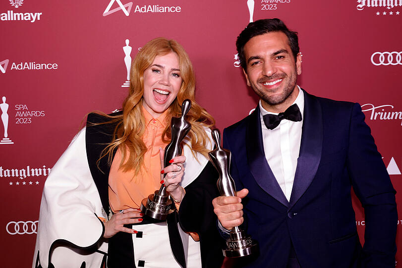 Palina Rojinski und Elyas M'Barek