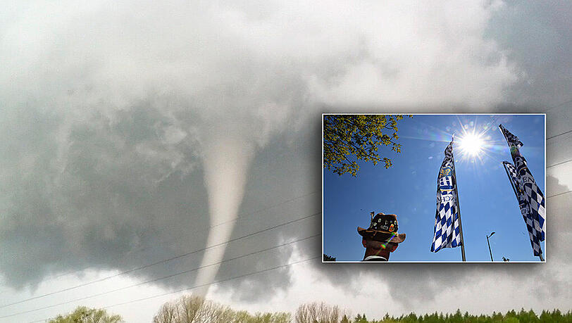 Spätsommer trifft Tornadowarnung - die Wetteraussicht. Spätsommer trifft Tornadowarnung - die Wetteraussicht.