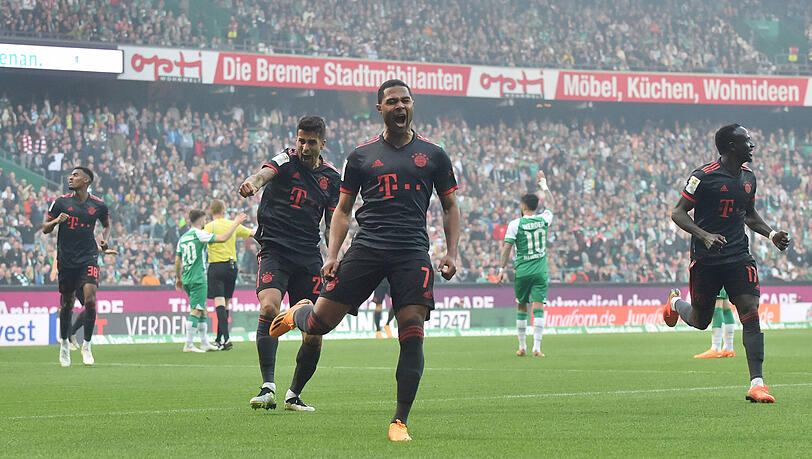 Erzielte erneut das wichtige 1:0 für den FC Bayern: Serge Gnabry.