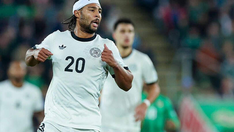 In Bestform: DFB-Angreifer Gnabry. In Bestform: DFB-Angreifer Gnabry.