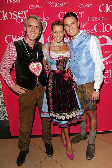Tom Junkersdorf, Giulia Siegel mit Freund Frank Büchtmann