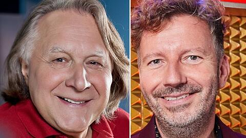 Peter Urban (l.) wird von "Shopping Queen"-Stimme Thorsten Schorn als Kommentator beim Eurovision Song Contest abgelöst.