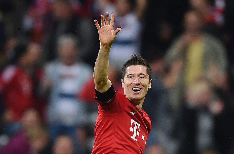 Fünf Treffer in 9 Minuten: Robert Lewandowski.