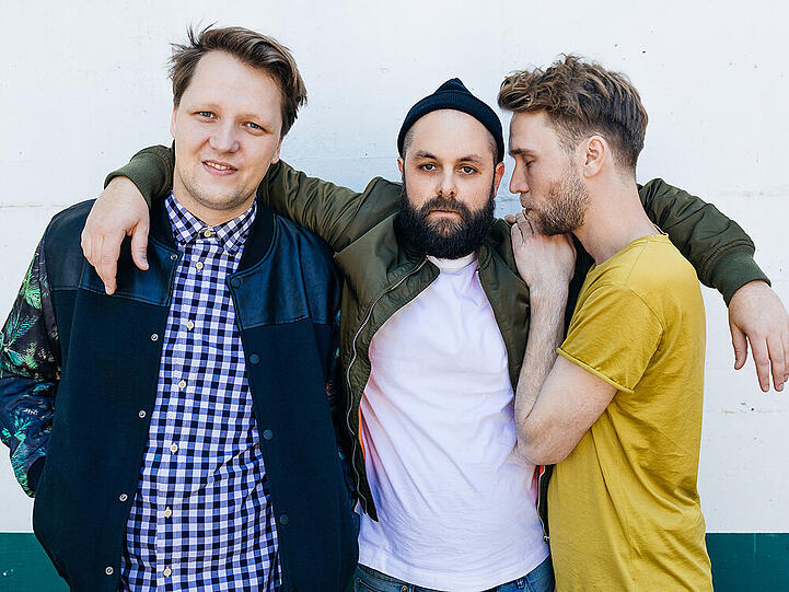 Jakob Hägelsperger, Johannes Rögner und Martin Steer sind seit knapp zehn Jahren als Frittenbude unterwegs