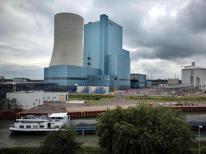 Das Steinkohlekraftwerk Datteln 4 am Rande des Ruhrgebiets.