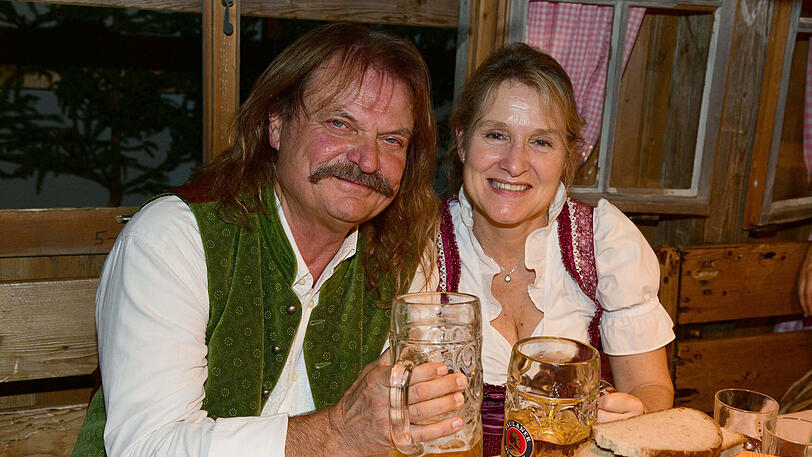 Leslie Mandoki mit Frau Eva Mandoki