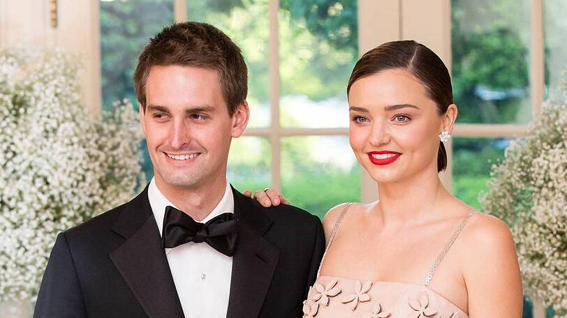 Miranda Kerr und Evan Spiegel gaben sich schon im Mai das Jawort